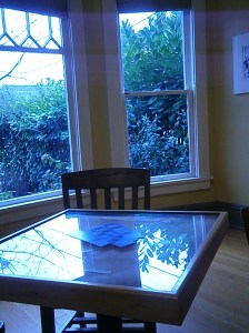 Not all tables are made equal when it comes to hiding under them