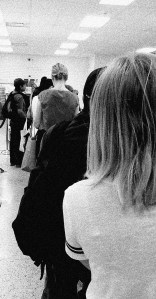 Waiting in Line at the Post Office